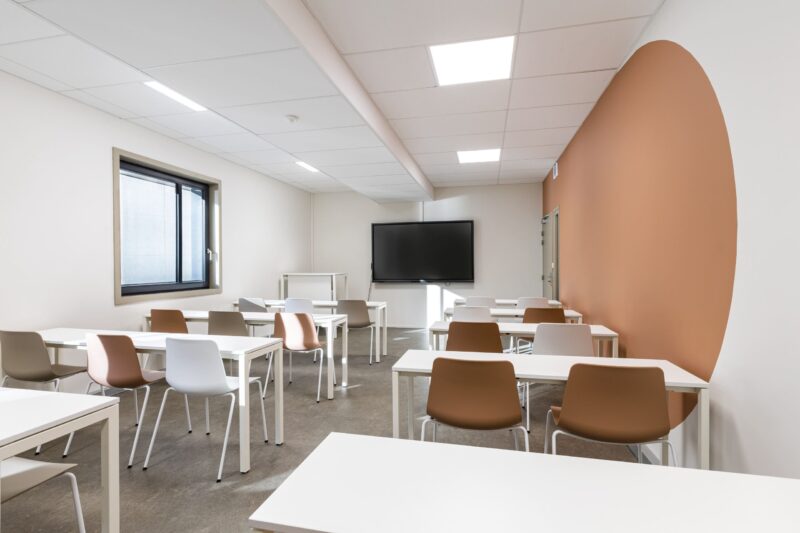 salle de cours r&eacute;nov&eacute;e