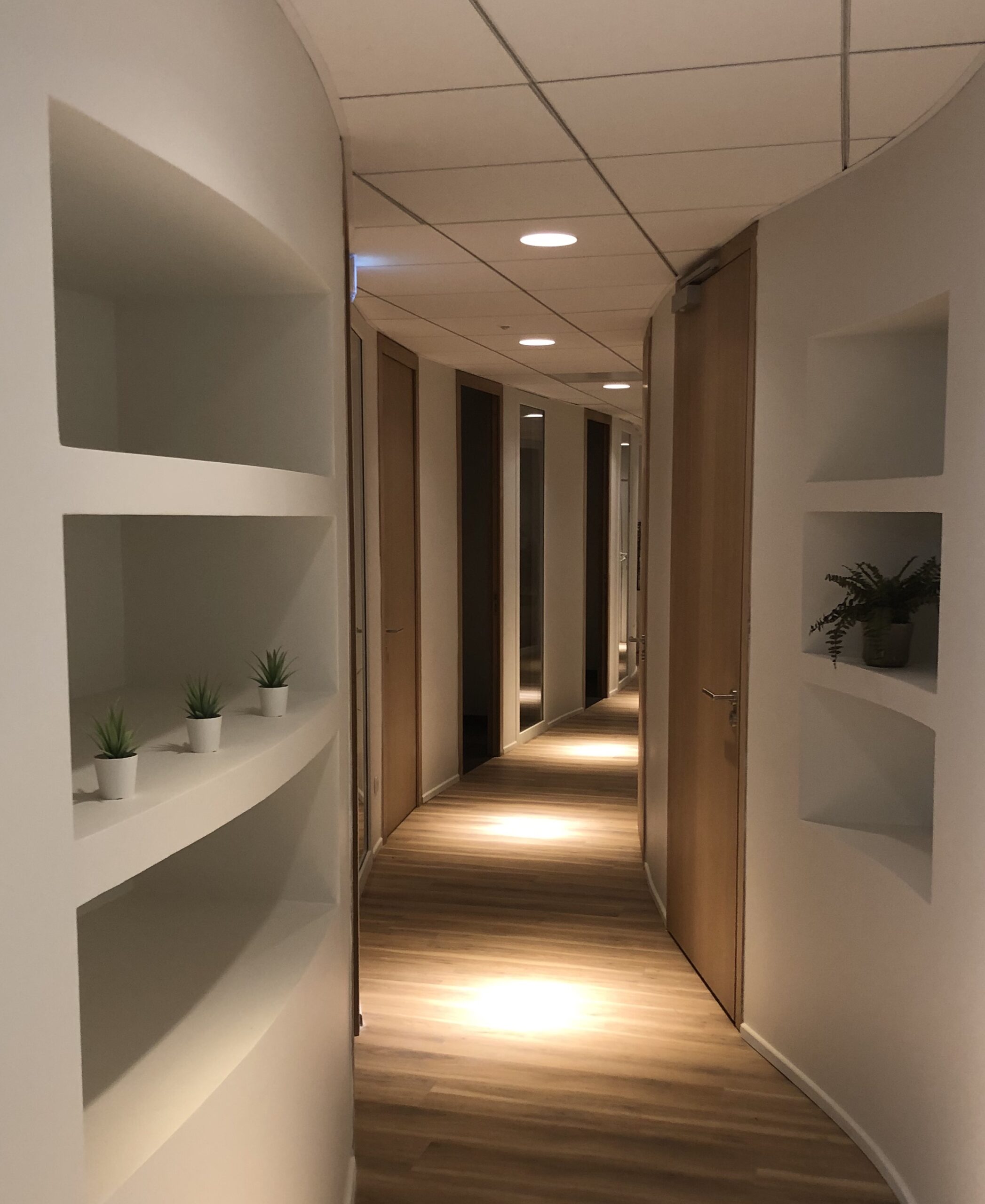 photo couloir r&eacute;novation et am&eacute;nagement